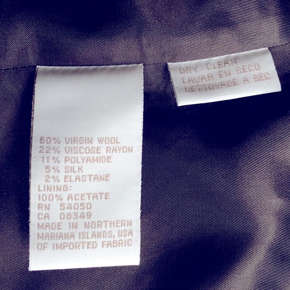 JONES NEW YORK Tweed Wool Blazer Jacket Brown Sz 4 - Picture 4 of 14